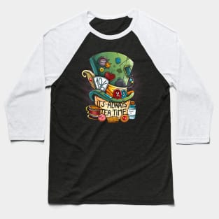 It's Always Tea Time Baseball T-Shirt